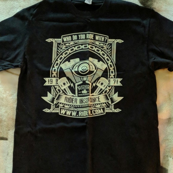 Rider insurance promo t-shirt - Picture 1 of 1
